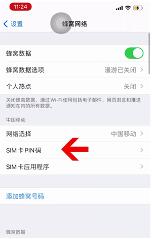 桑珠孜苹果14维修网分享如何给iPhone14的SIM卡设置密码 