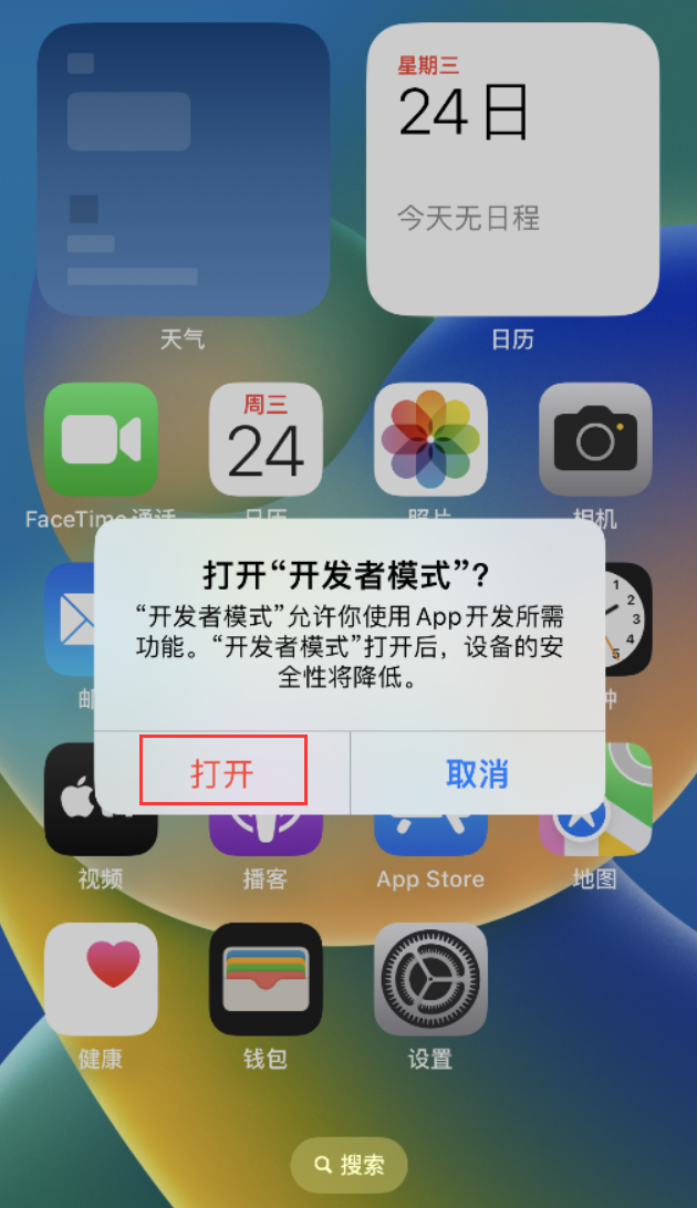 桑珠孜苹果手机维修分享如何打开开发者模式 