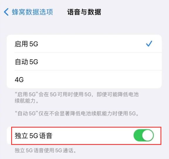 桑珠孜苹果14维修分享iPhone 14 Pro如何开启VoNR 