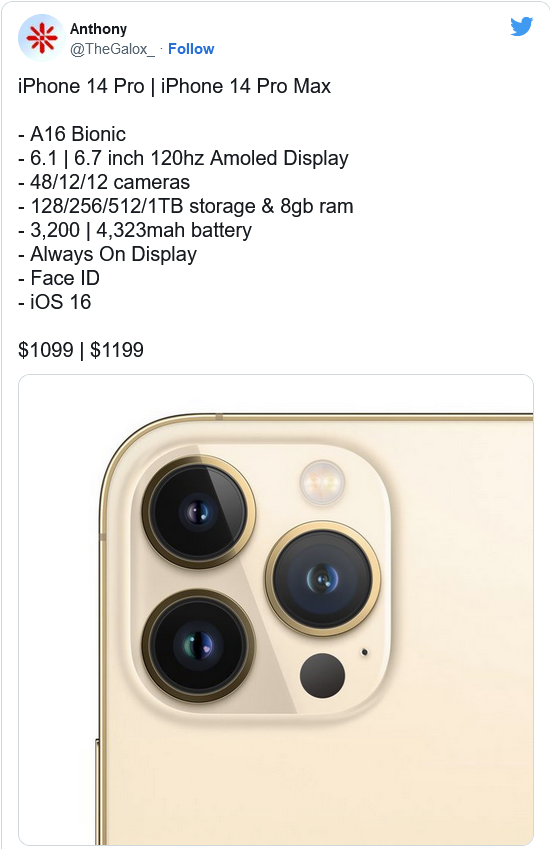 桑珠孜苹果14维修分享iPhone 14全系涨价 